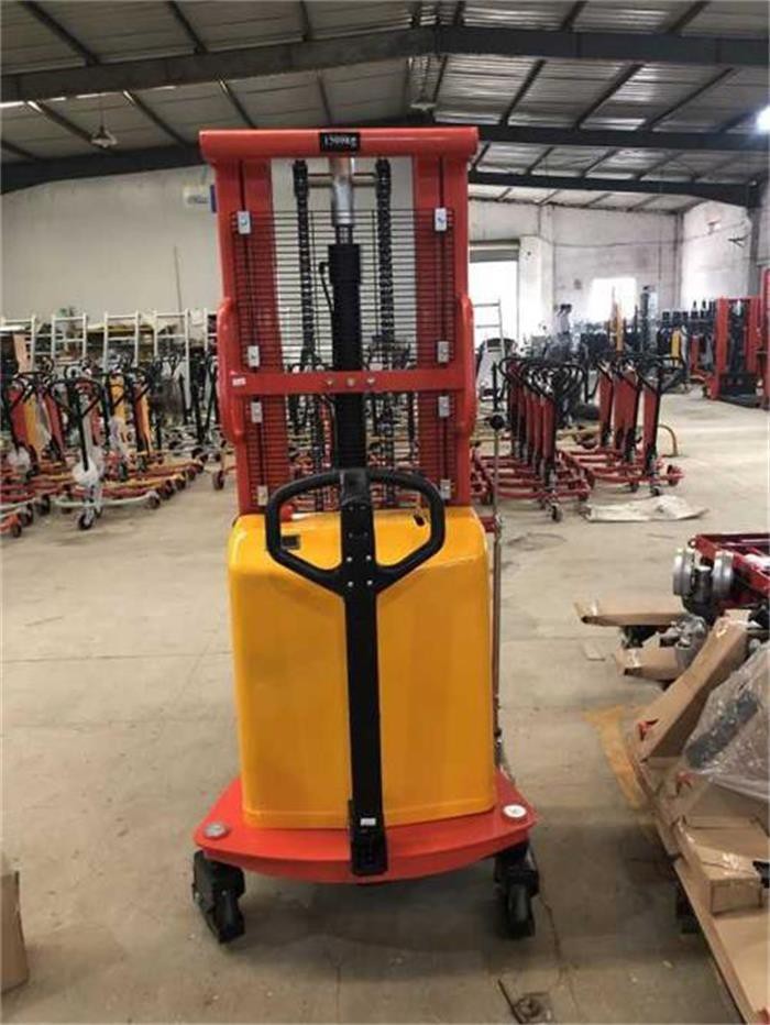 1-2 Tons Power Souce Semi Electric Pallet Stackers